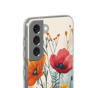 Blooming Whimsy | Flexible Handyhülle für Samsung Galaxy