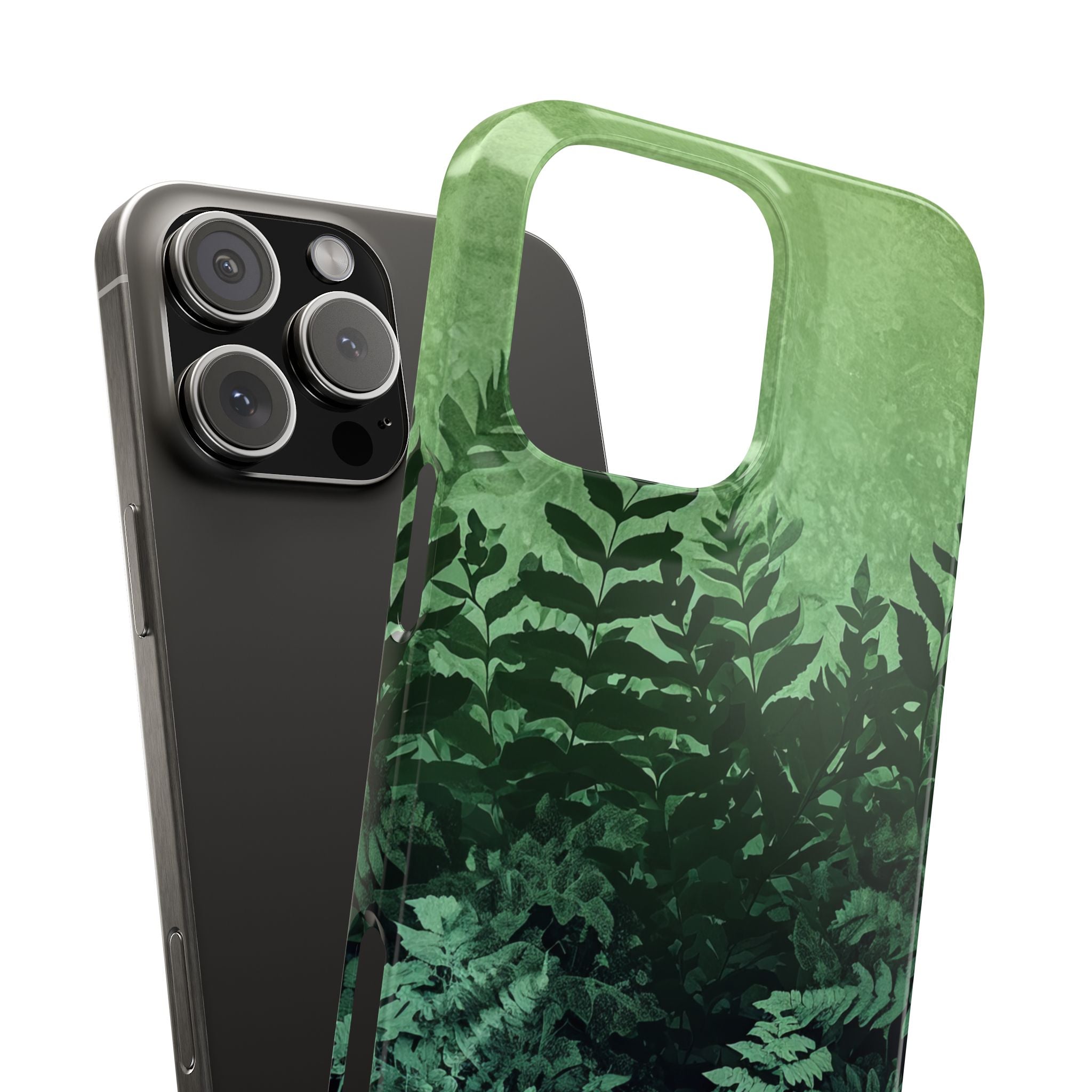 Gradient Fernscape Lush iPhone 16 - Slim Phone Case