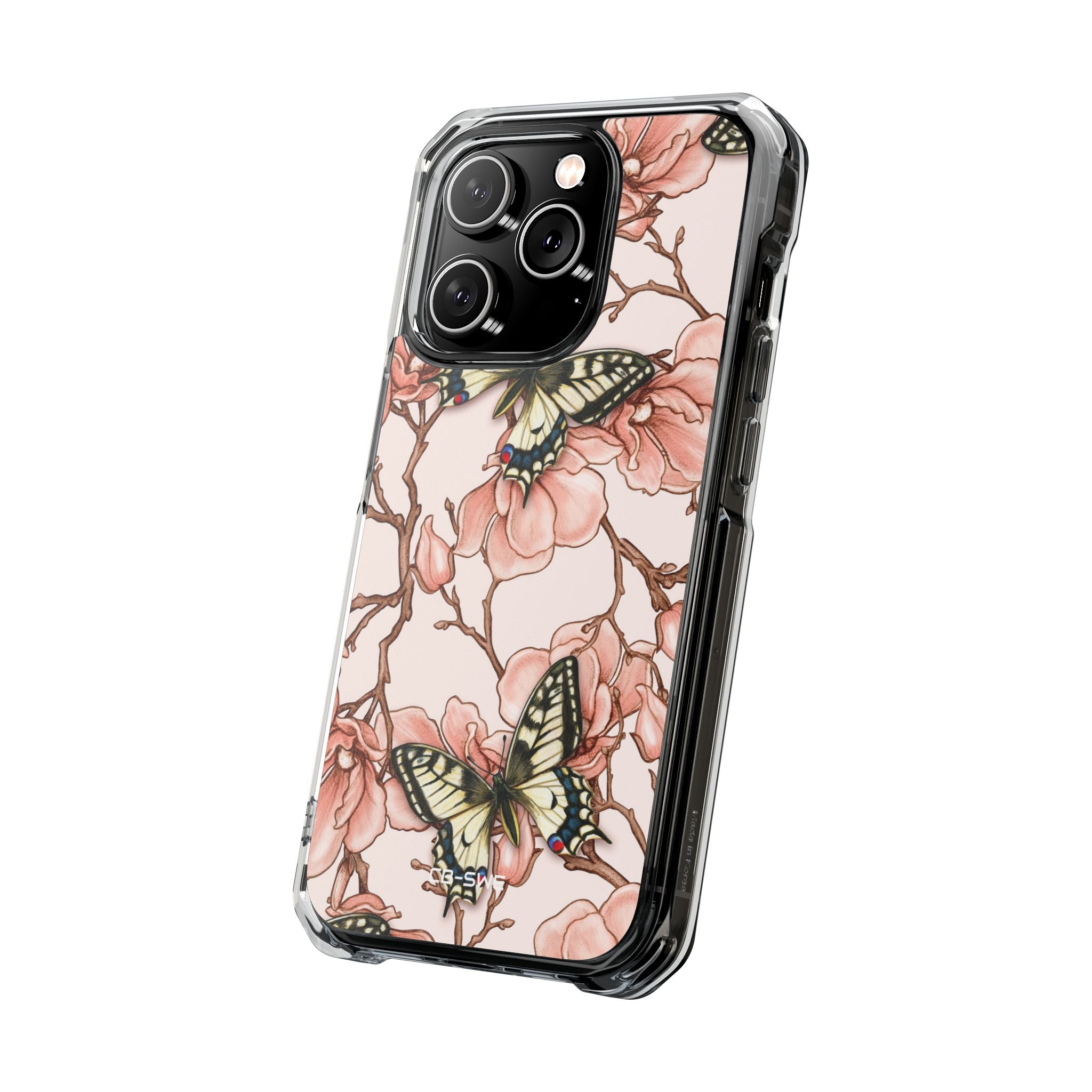 Butterflies and Magnolias Harmony iPhone Case - Impact