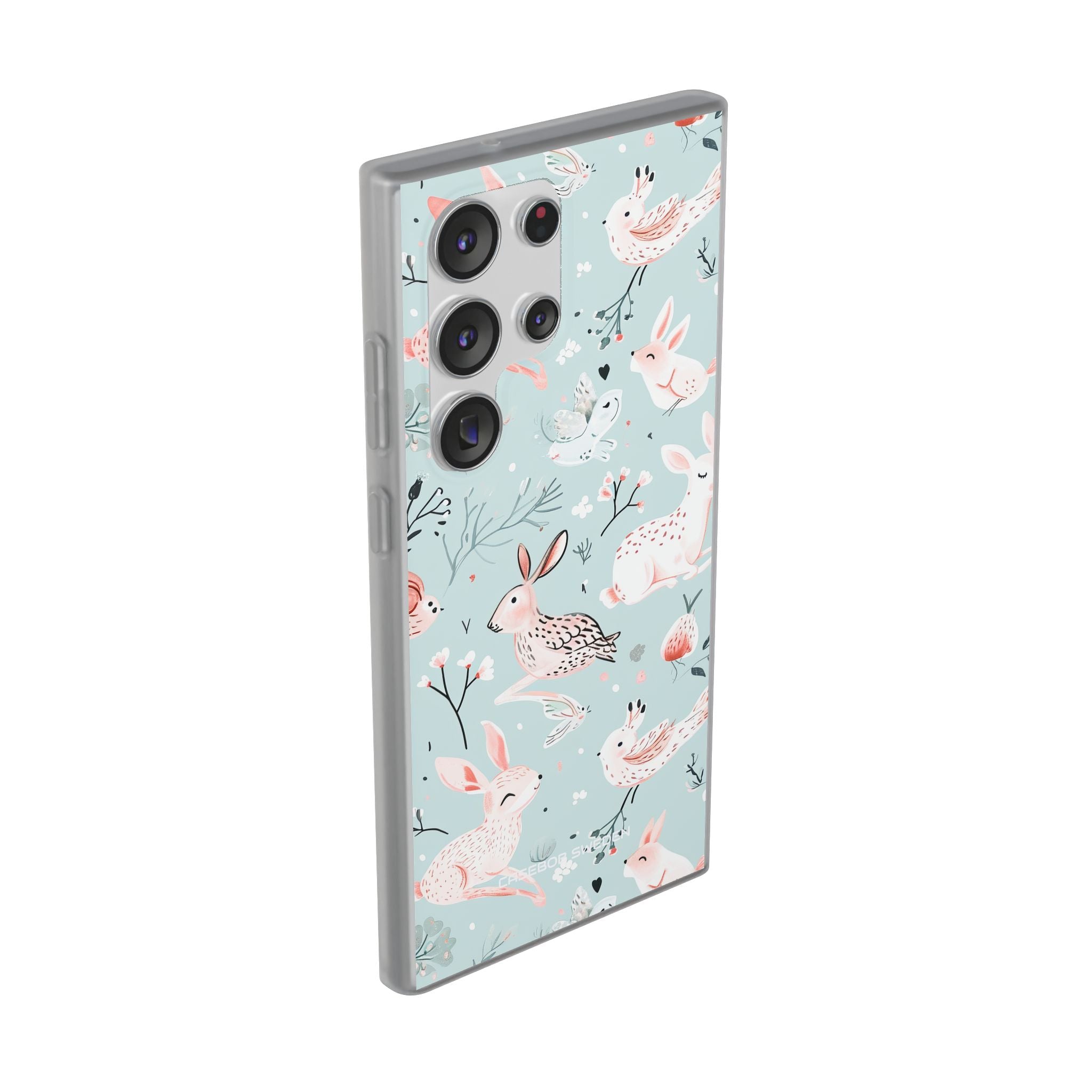 Whimsical Bunny Blossom - Flexi Samsung S23 Phone Case