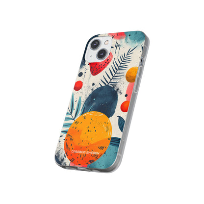 Vibrant Fruit Canvas - Flexi iPhone 14 Phone Case