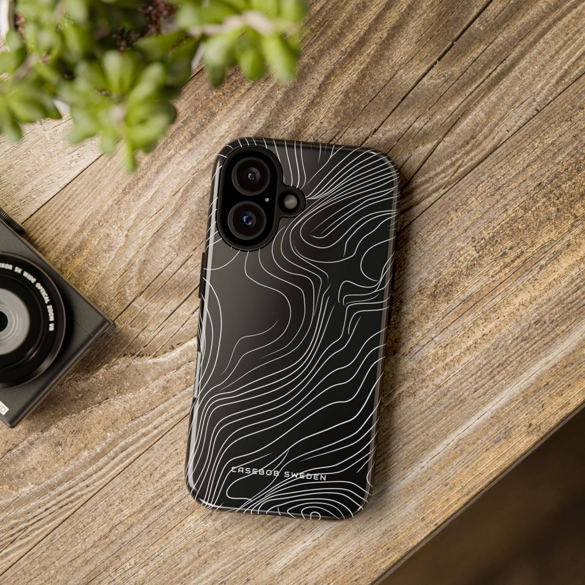 Contour Waveform Flow iPhone 16 - Tough Phone Case