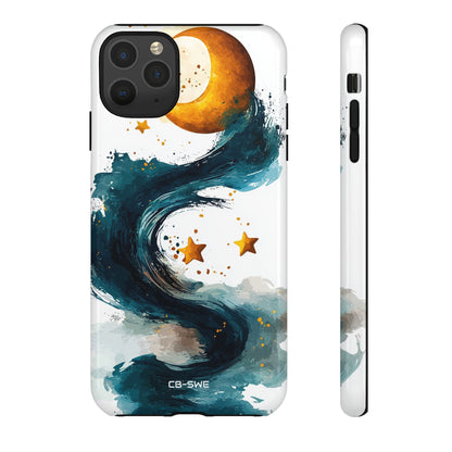 Celestial Waves Dance - iPhone Case