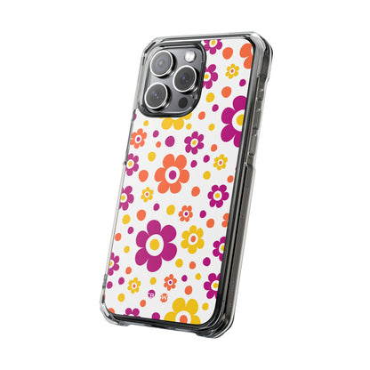 Retro Floral Playfulness iPhone Case - Impact