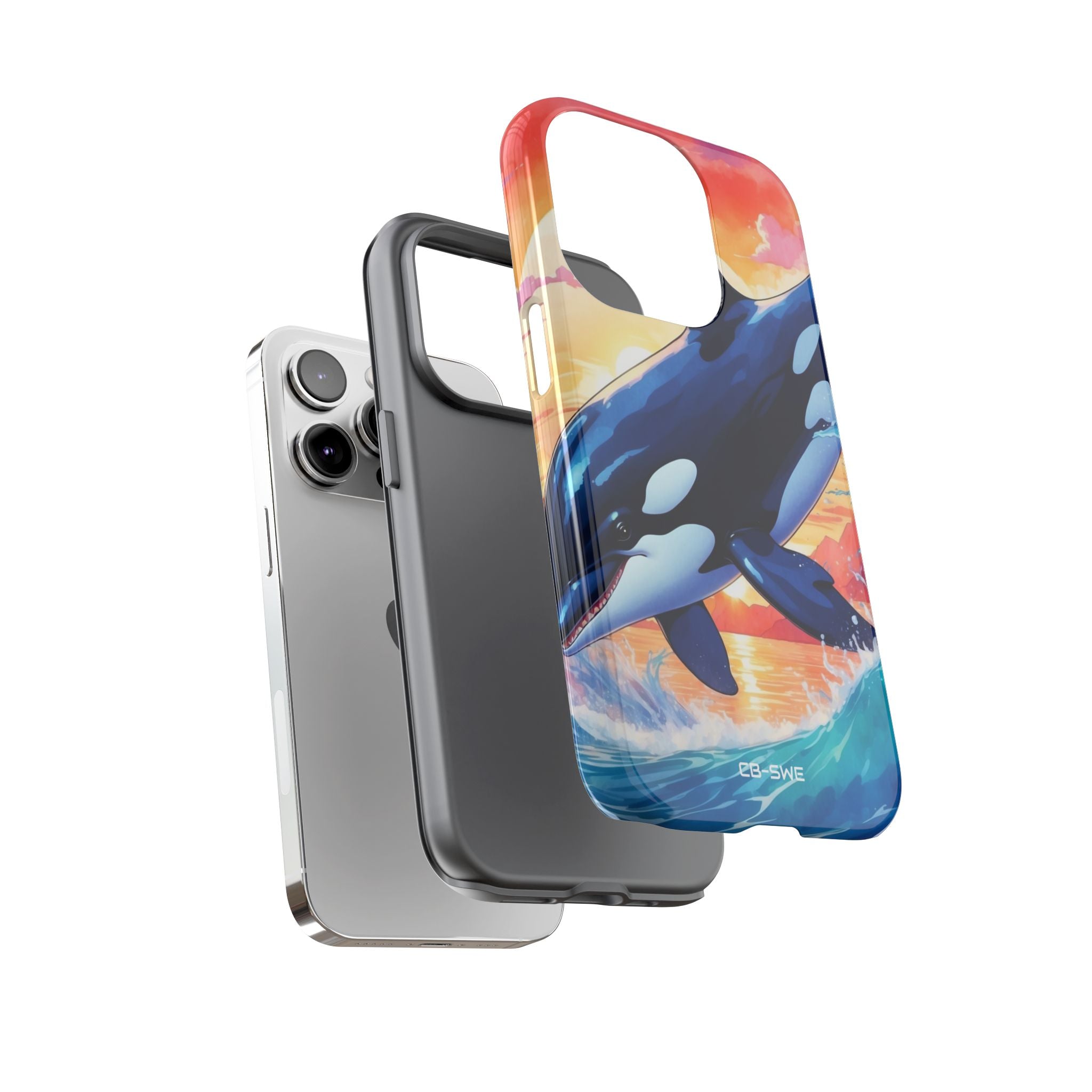 Orca Leaps Joyfully - iPhone Case