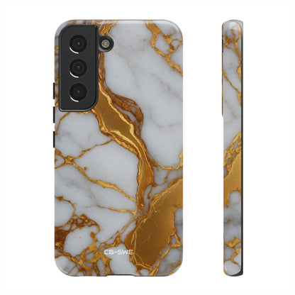 Golden Veins Flow - Samsung Case