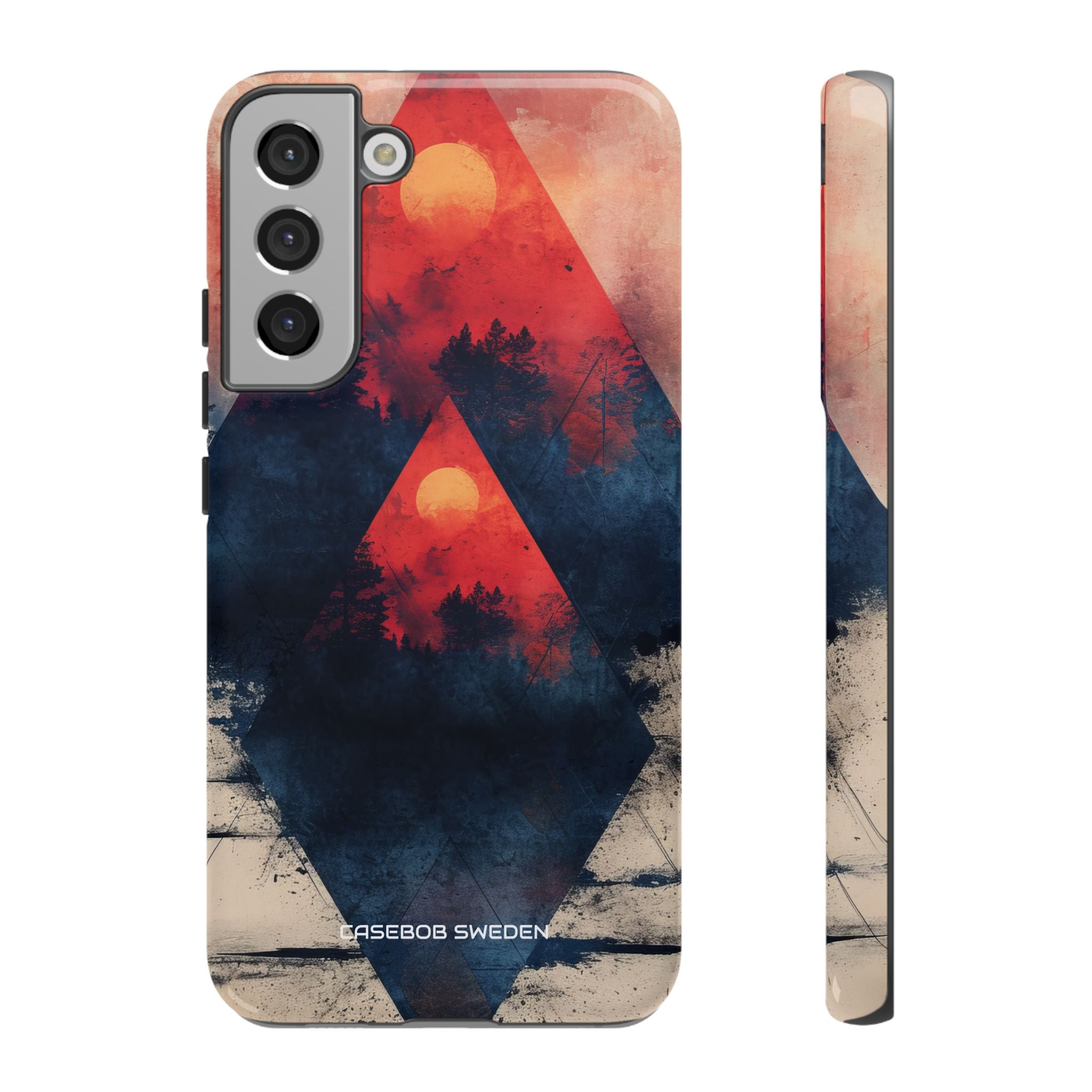 Red Sky Serenity - Tough Samsung S22 Phone Case