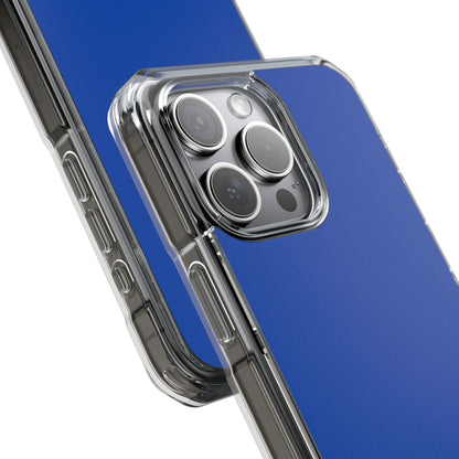 Cobalt Blue - Clear Impact Case for iPhone