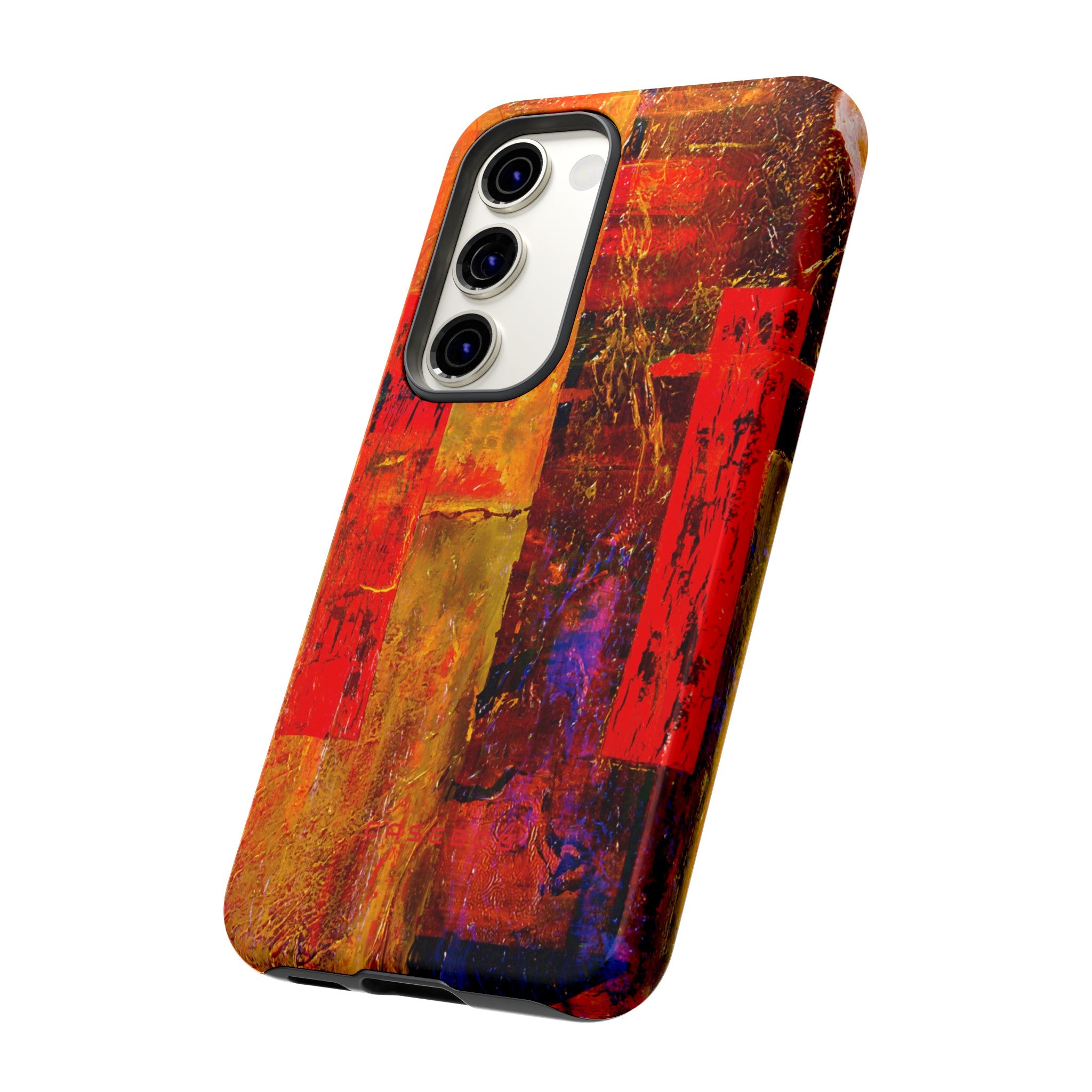 Red Oil Painting - Protective Phone Case