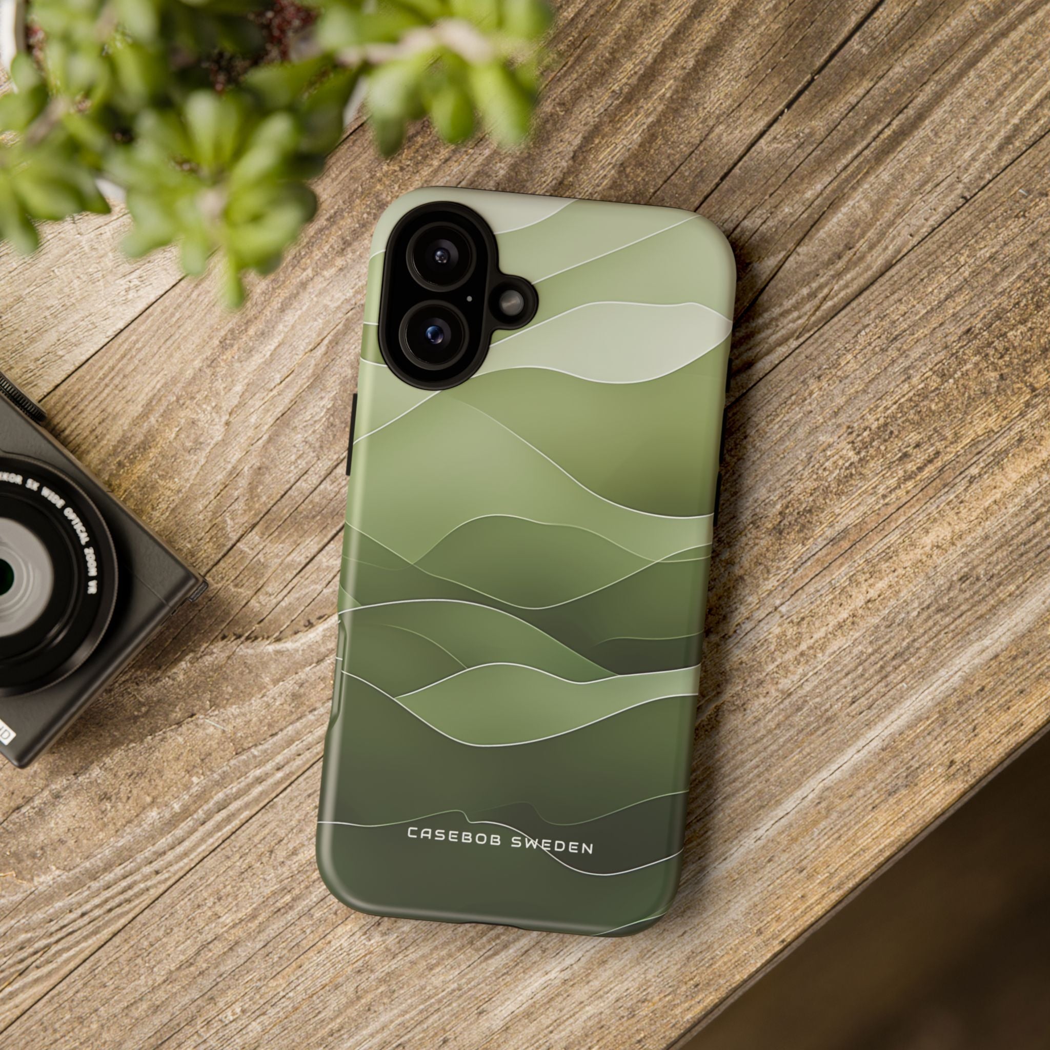 Gradient Emerald Drift iPhone 16 - Tough Phone Case