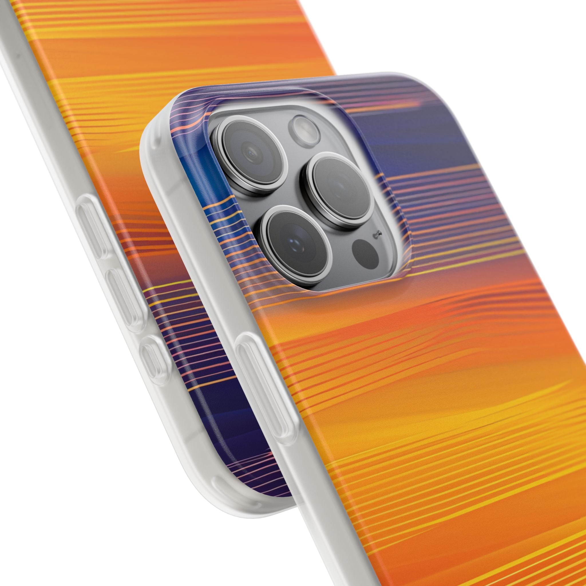 Gradient Sunset Flow iPhone 15 - Flexi Phone Case