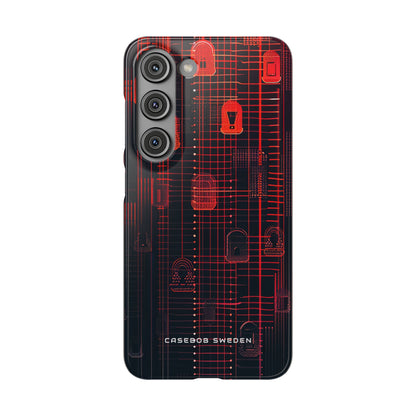 Gradient Cyber Lock Samsung S23 - Slim Phone Case