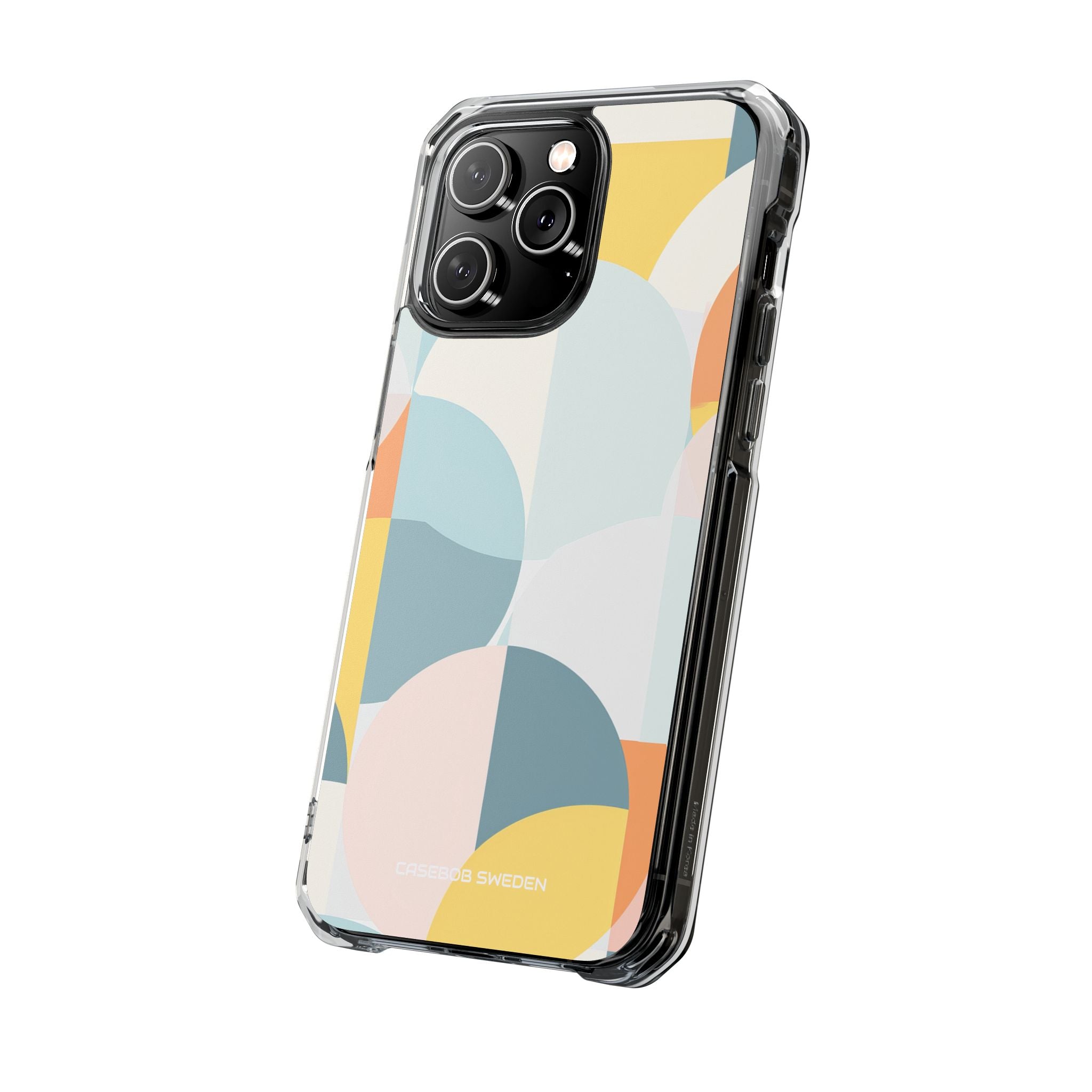 Abstract Geometric Calm - Clear Impact iPhone 14 Phone Case