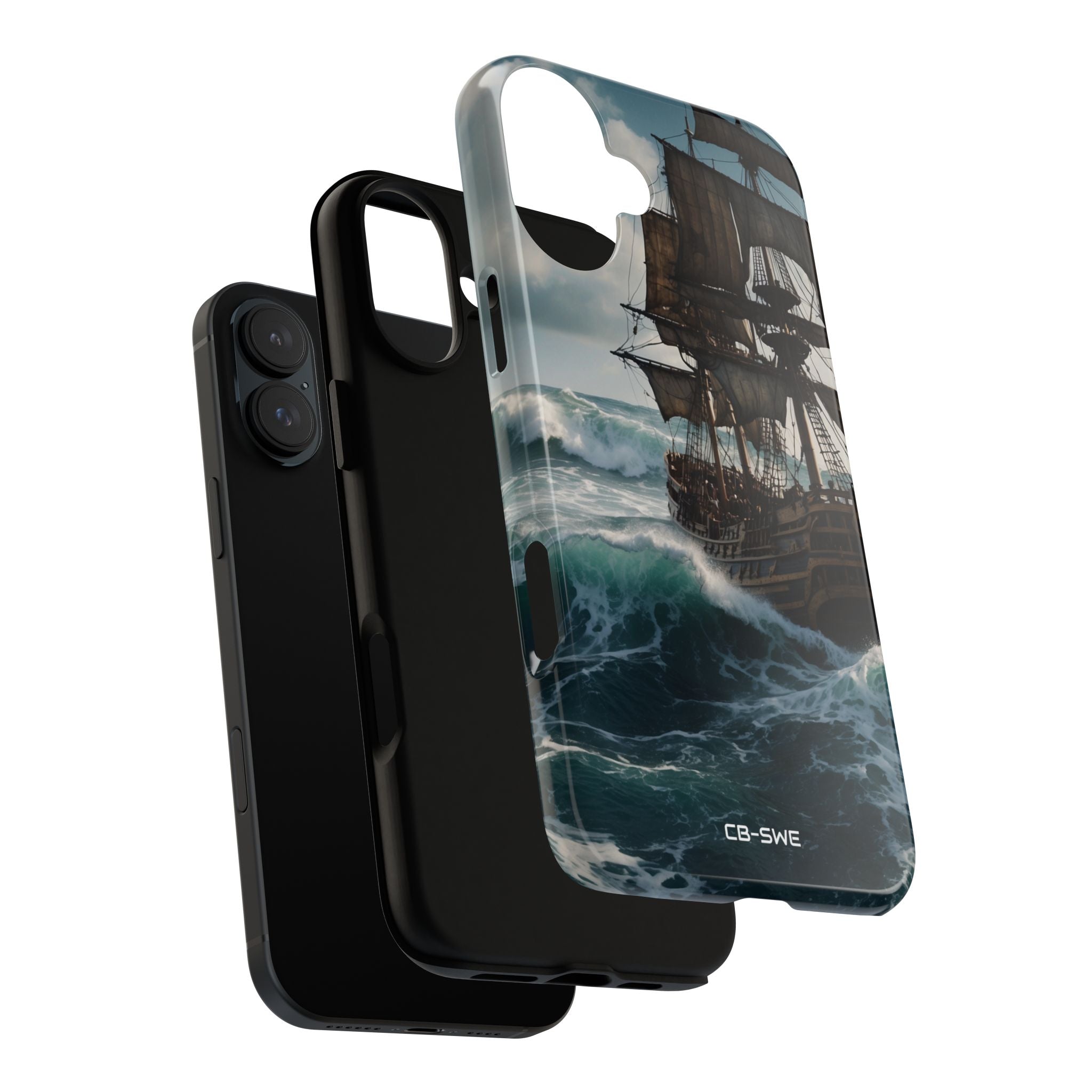 Ship Faces Waves - iPhone Case
