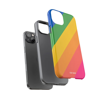 Vibrant Geometric Spectrum - iPhone Case