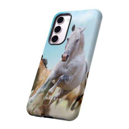 Blue Sky Horses - Protective Phone Case