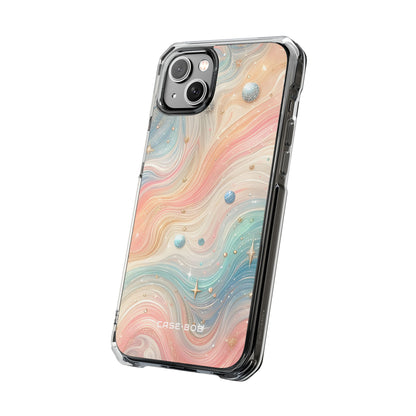 Iridescent Swirls iPhone 14 Plus Case - Impact
