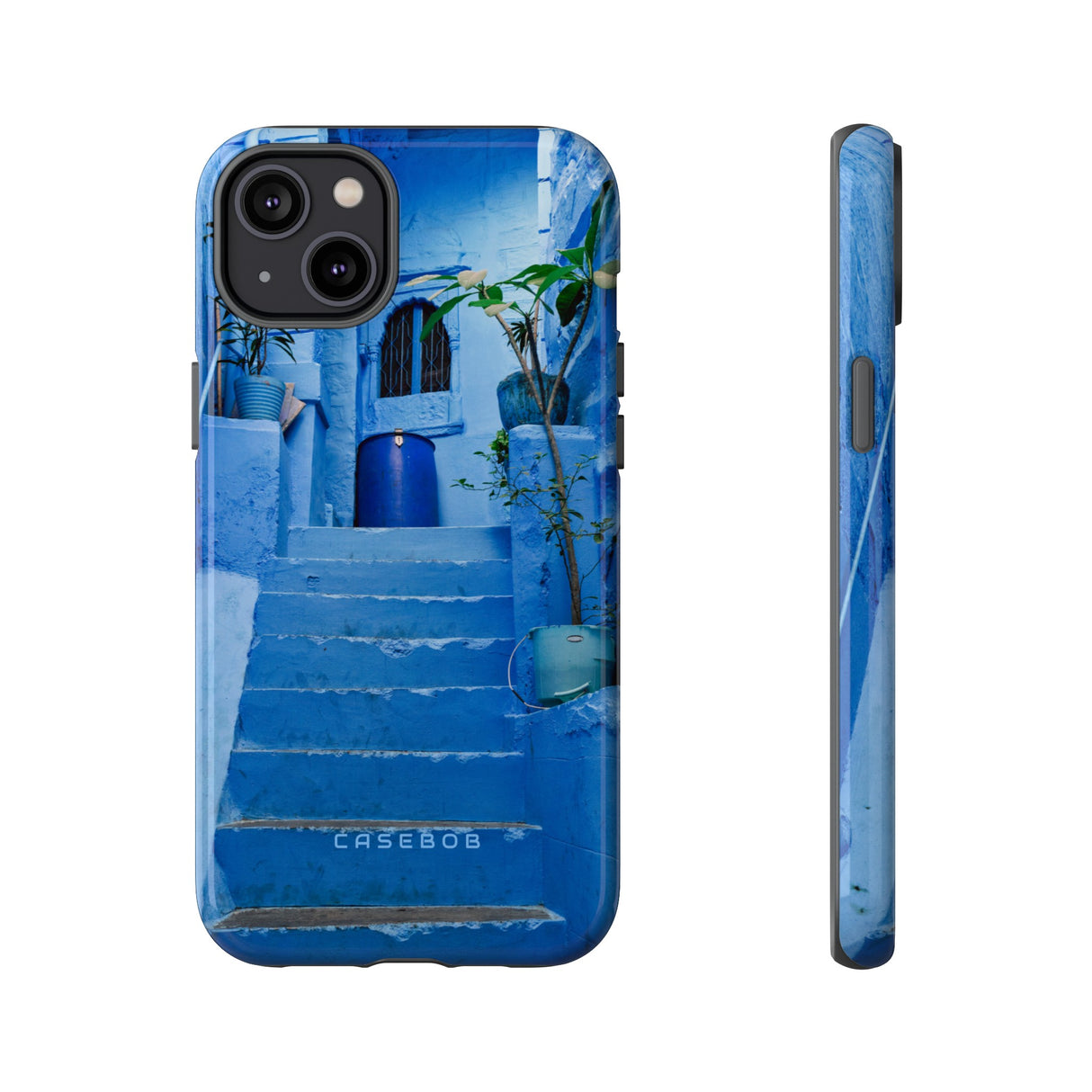 Blue City Morocco - Protective Phone Case