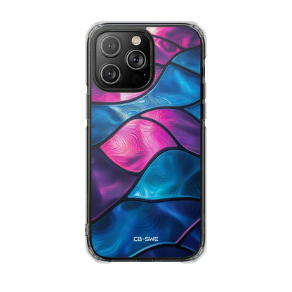 Shimmering Waves Flow iPhone Case - Impact