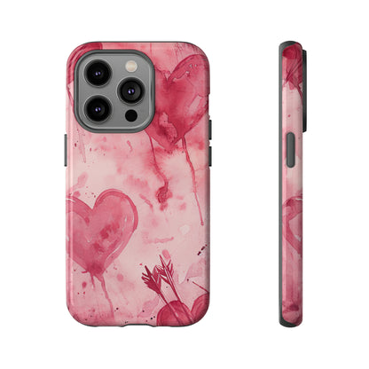 Cupid's Heart Entwined - Protective Phone Case