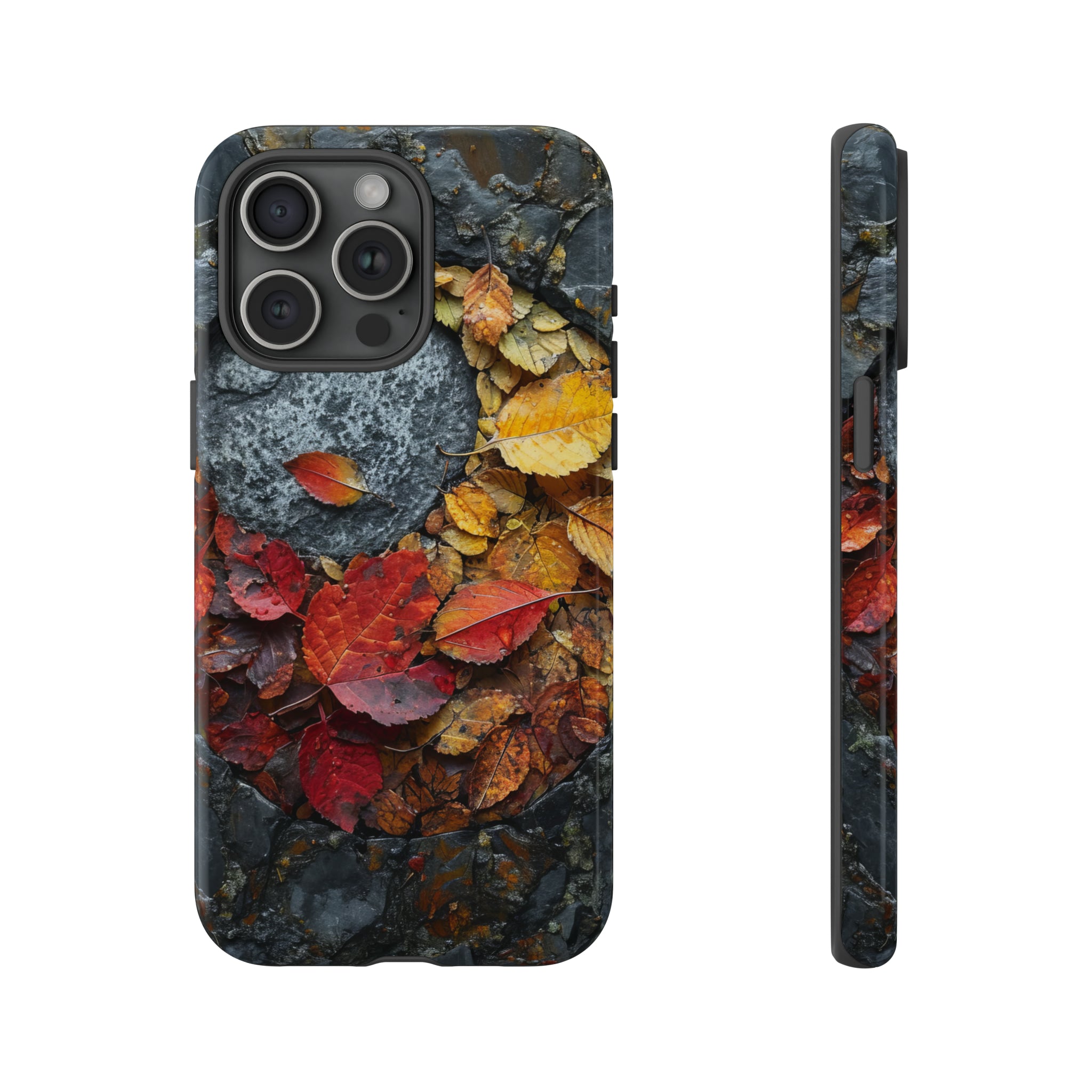 Autumn Peace Leaf Sign - Protective Phone Case