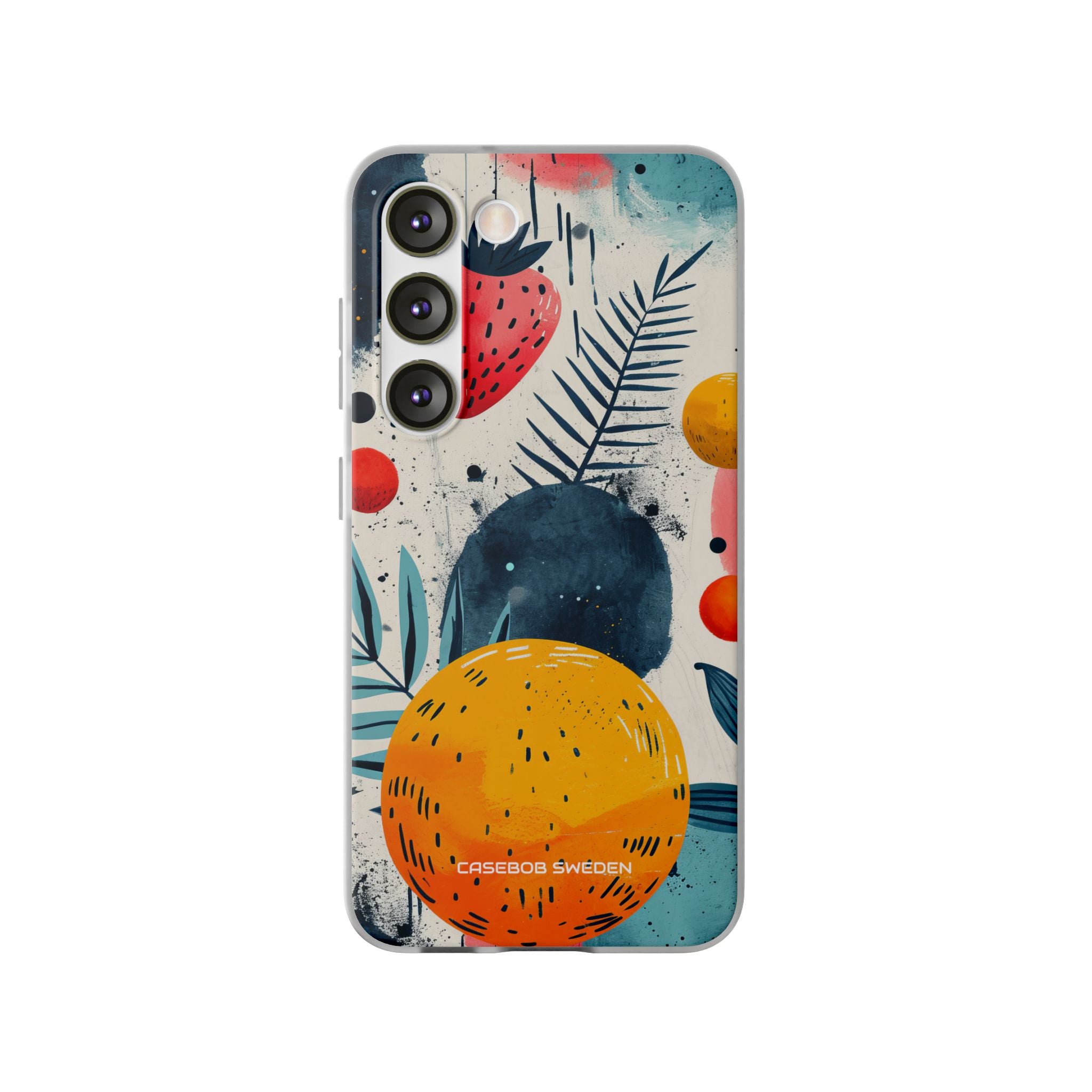 Vibrant Fruit Canvas - Flexi Samsung S23 Phone Case