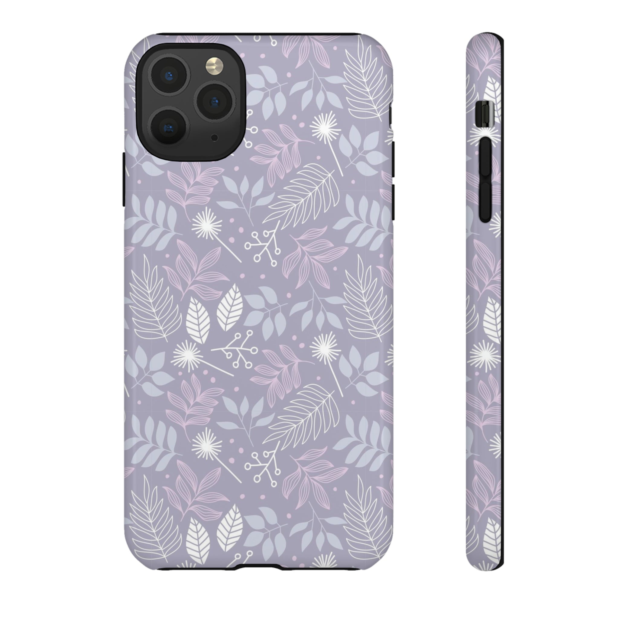 Purple Mona Leaf - Protective Phone Case