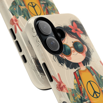 Peace Pigtails iPhone 16 Case - Tough+