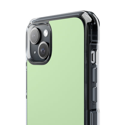 Tea Green - Clear Impact Case for iPhone