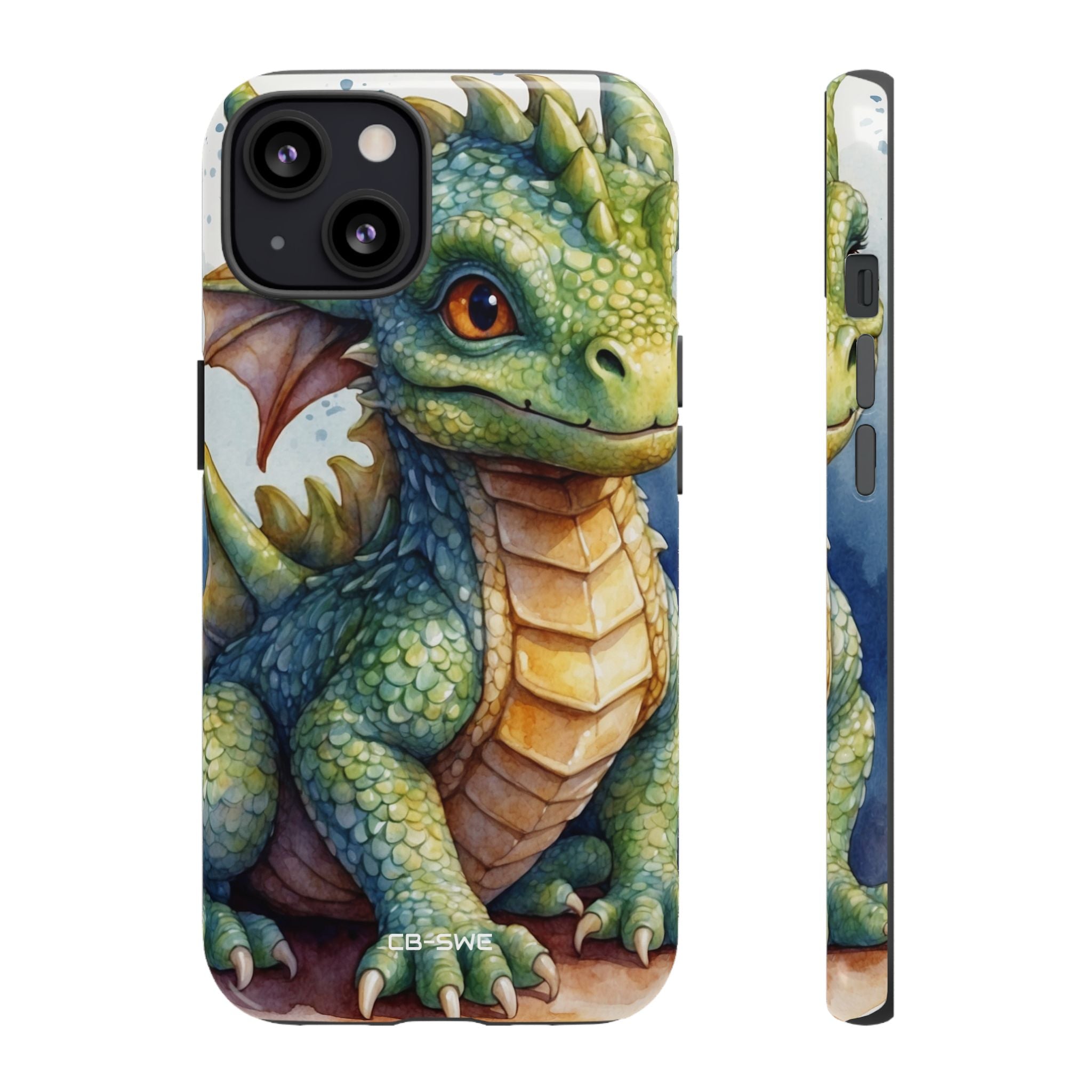 Green Dragon Smiles - iPhone Case