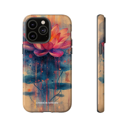 Lotus Blossom Art - Tough iPhone 14 Phone Case