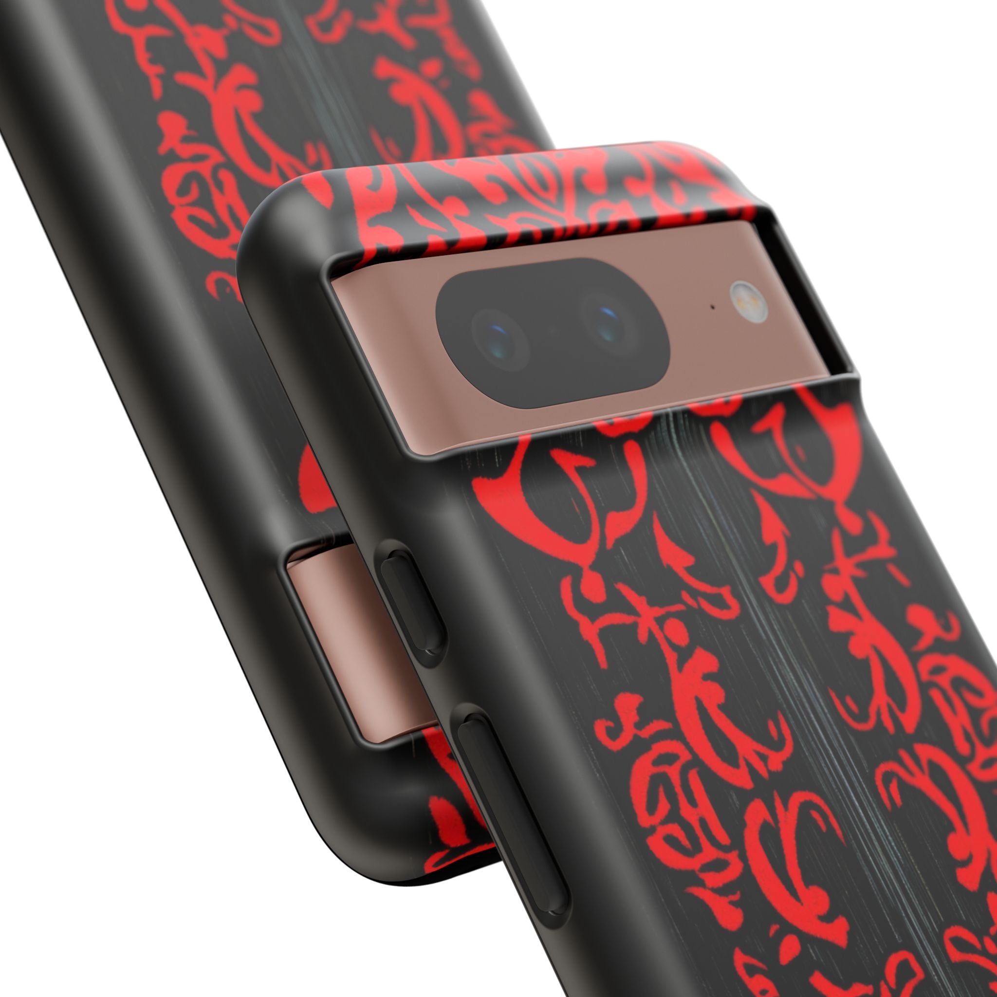 Gothic Crimson Symmetry Google Pixel 8 - Tough Phone Case