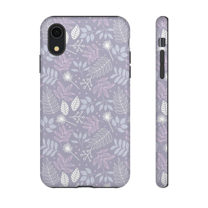 Purple Mona Leaf - Protective Phone Case