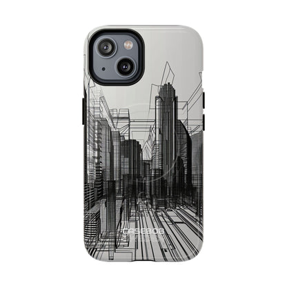 Urban Line Maze iPhone 14 - Tough+