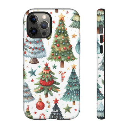 Whimsical Trees Sparkle - iPhone Case