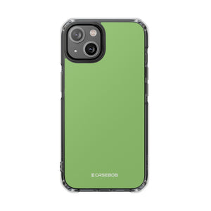 Pistachio Green | Phone Case for iPhone (Clear Impact Case - Magnetic)