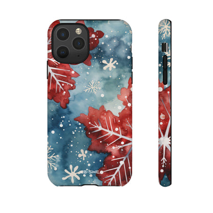 Winter Leaves Dance - iPhone Case