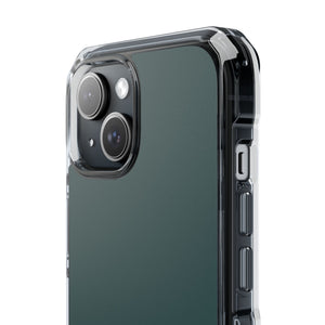 Dark Slate Gray | Phone Case for iPhone (Clear Impact Case - Magnetic)