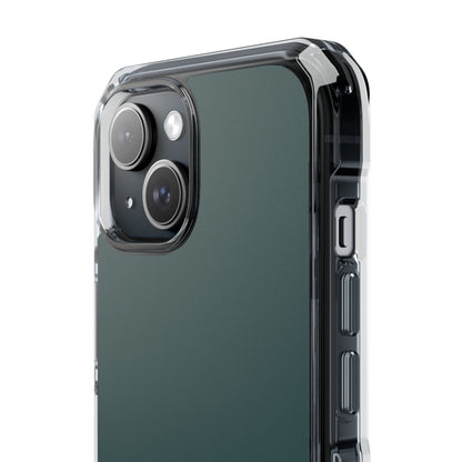 Dark Slate Gray - Clear Impact Case for iPhone