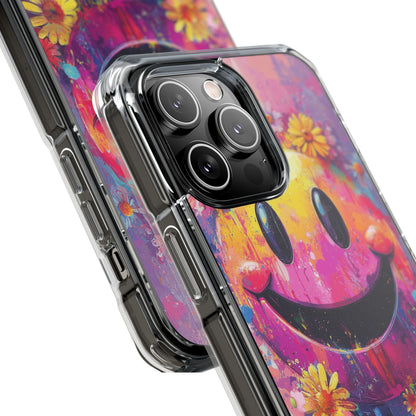 Joyful Smile Blooms iPhone Case - Impact