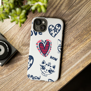 Cute Cat Wallpaper - Protective Phone Case