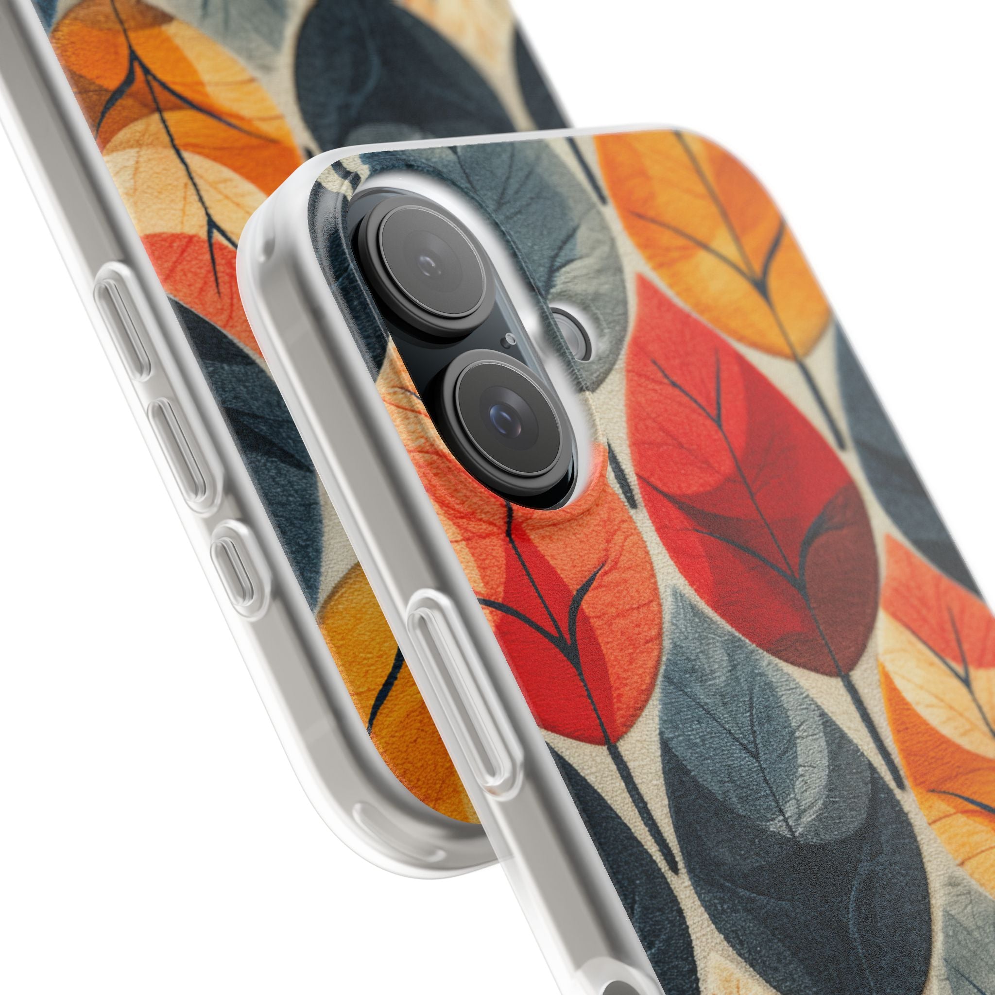 Autumn Leaf Design - Flexi iPhone 16 Phone Case