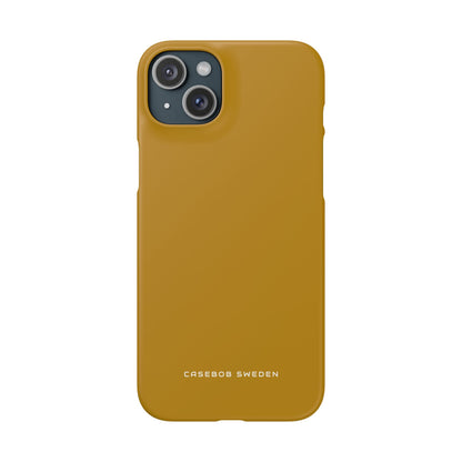 Dark Golden Rod iPhone 15 - Slim Phone Case