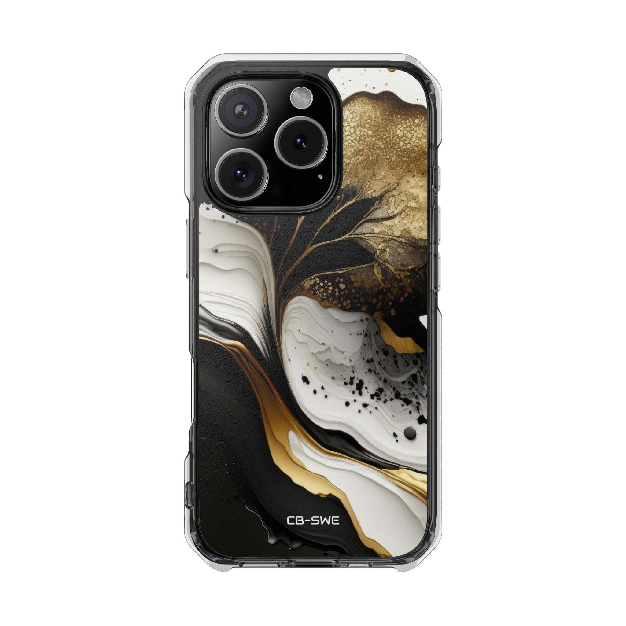 Gold Swirl Elegance iPhone Case - Impact