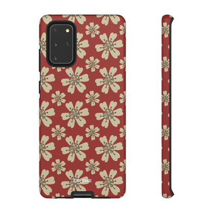 Retro Red Florals - Samsung Case