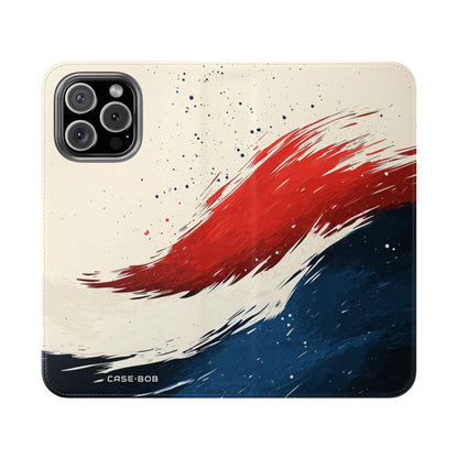 Crimson Sweep - iPhone 16 Max Case - Wallet