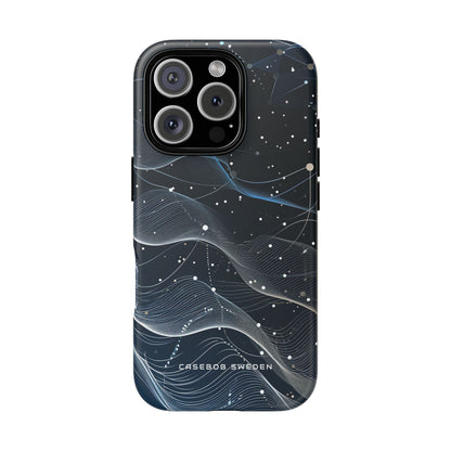 Gradient Neural Waves iPhone 16 - Tough Phone Case