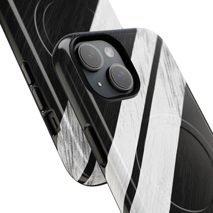 Distressed Stripe Motion iPhone 15 Case - Tough+