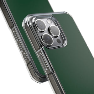 British Racing Green | Handyhülle für iPhone (Clear Impact Case – magnetisch) 