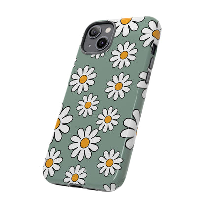 Daisies Dance Playfully - iPhone Case